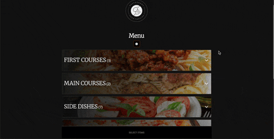 Elegant Menu